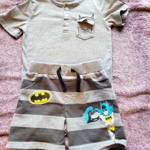 Toddler boy batman outfit